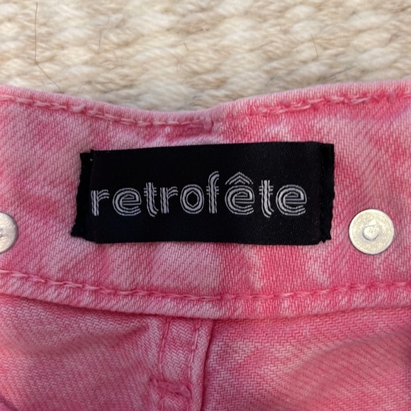 Retrofete Tessa Shorts in Vintage Pink. Size 23 - Picture 3 of 8